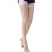 Keephen Medical Thigh High Compression Stockings for Varicose Veins & Edema | Class II (23-32mmHg) | Beige Open Toe - Buy Online on GoSupps.com