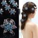 Yantu 10pcs Clear Blue Crystal Swirl Hair Twists Coils - Hair Pin Clip Accessories - Buy Online on GoSupps.com