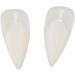 gernie Deluxe Fangs Cosplay Dentures Movie Props 2Pcs 0.7In White Halloween Kit Frightfully Zombie Teeth Eerie Vampire Grips Supplies Halloween Decoration - Buy Online on GoSupps.com