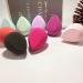 Makeup Sponge Cleaning Makeup Sponges Water Drop Sponge Puff Multiple Color Cosmetic Smooth Powder Basic Sponge Makeup Brush Tool Makeup Sponge Holder(Brown) - Buy Online on GoSupps.com