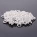100Pcs Eyelash Pallet Glue Adhesive Holders Eyelash Extensions Storage Rings