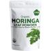 Premium Organic Moringa Leaf Powder Moringa Oleifera Raw Superfood Energy Booster Great as Smoothie Tea Work out Supplement Resealable Pouch 8 oz/226 Grams 8 Ounce (Pack of 1)