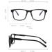 Parwana Anti-Blue Light Computer Glasses | Cute Presbyopia Readers +150 | Black Flat Light Mirror - Buy Online on GoSupps.com
