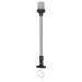 Teamsky LED anchor navigation light 18-inch marine all-round boat rear light white light 12 or 24V 3W boatheck light with 2-seamile visibility