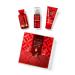 Bath and Body Winter Candy Apple Mini Gift Box Set - Ultimate Hydration Body Cream (2.5 oz) Body Wash (3 fl oz) and Fine Fragrance Mist (2.5 fl oz) Arranged Inside a Decorative Gift Box