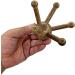 Ultimate 5-Claw Head & Belly Massage Device - Wooden Meridian Scratcher for Relaxation | International Shipping Available - Buy Online on GoSupps.com