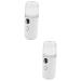 Hemoton 2 Pcs Skin Moistener Portable Sprayer Facial Sprayer Handheld Face Sprayer Nano Facial Mister White