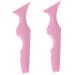 FOMIYES 2pcs Silicone Beauty Ruler Makeup Silicone Eyeliner Stencil Beginners Eyebrow Stencils