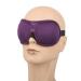 Sleep Eye Mask 3D Contoured Cup Sleeping Mask & Blindfold Concave Molded Night Sleep Mask Block Out Light Soft Comfort Eye Shade Cover for Travel Yoga Nap Purple