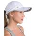 SAAKA Featherlight Sports Hat. Premium Packaging. Lightweight, Quick Drying. Running, Tennis & Golf Cap for Women & Girls White Medium