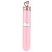 5 pi ces Tubes de L vres Vides Plastique Contenants Rechargeables pour Gloss Huile et Teinture Forme C ur Rose Portable et R utilisable pour Voyage et DIY