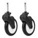 Stroller Replacement Wheels - Rubber Bike Accessories Set for Yoya & Vovo - 1 Pair of Front Wheels - Buy Online on GoSupps.com