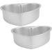 Zerodeko 8 Pcs Heart Cake Mold Cake Mould Baking Trays for Oven Deep Baking Pans for Oven Roasting Pan Lasagna Pan Flat Skillet Cake Decorating Stencils Aluminum Alloy Paper Cup Bakeware 15.3X14.8X5.3CMx4pcs Silverx4pcs - Buy Online on GoSupps.com