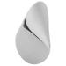 Verdant touch stress reduction massage balls health stainless steel hand exercise ball geometrically curved massage tool metallic look stress reduction 180g