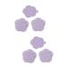 Lurrose 6 Pcs Jewelry Box Silicone Mold Clear Epoxy Clear Candle Holder Flowerpot White Crafts To Rotate