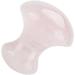 Natural Rose Quartz Massage Tool - Mushroom Shaped Crystal Massage Device for Face & Eye Care - Buy Online on GoSupps.com
