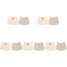 DOITOOL 10 pieces mask case mask storage case earplug case USB cable holder leather face cover