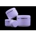 6 x Empty White Plastic Containers for Makeup | Travel Cosmetic Bottles with Screw Cap & PP Liner | Ideal for Eyeshadow Cream Lotion & Lip Balm (100g/3.4 oz) - Buy Online on GoSupps.com