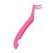 Hair Removal Tweezers False eyelash tweezers false eyelash therapeutic instrument eyelash lengthening curling forceps auxiliary clamp cosmetic forceps tool(Color:Pink)