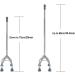 Ergonomic Four-Legged Crutches Elderly Crutches with Non-Slip Tips Lightweight Walking Cane Purposiveness - Buy Online on GoSupps.com