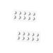 FRCOLOR 10 Pairs Short False Eyelashes False Eye Lashes Fiber Makeup Eyelashes Reusable Manmade Eyelashes Fake Lashes Natural Eyelashes Stage Eyelash Extend Artificial Fiber 3d Slim Black