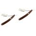 Beavorty 2pcs Cutlery Holder Manual Clippers Wooden Man