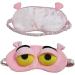 Cute 3D Frog Eye Sleep Mask - Funny Eyeshade for Children and Adults - Pink - Buy Online on GoSupps.com