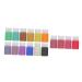 Holibanna Pigment narquois 16 couleurs r sine poxy colorants de pigment en poudre pour les ongles poudre de paillettes corporelles ongles bricolage de mica