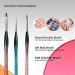 Aokitec Nail Art Brushes Set - 6Pcs for Gel Polish Design - Buy Online on GoSupps.com