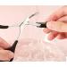 Professional Precision Eyebrow Scissors Comb Eyebrow Trimmer Scissors Cutter Shaper with Non Slip Finger Grips Beauty Tool for Women and Men (Black) - Buy Online on GoSupps.com