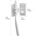 Safelon Baby Safety Door Finger Clamping Protection | Adjustable Door Lock & Stop for Children & Pets | Secure Access for Cats & Dogs (White) - Buy Online on GoSupps.com
