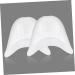 NOLITOY Pointed Toe High Heels - 1 Pair Silicone Gel Toe Protectors for Women - Dance Pointe Shoe Pads - White, Medium - Buy Online on GoSupps.com
