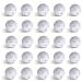 FUNZON Practice Golf Balls, 25 Pack Plastic Airflow Hollow Golf Balls for Driving Range, Swing Training, Lightweight, Training Golf Balls Indoor/Outdoor Use White