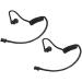 Pack of 2 FBI Style Black Twist On Acoustic Tube Replacements for Two-Way Radio Headsets - Buy Online on GoSupps.com