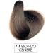 Vera Color - 7.1 Ash Blonde - Professional Permanent Hair Dye No Ammonia Cream Hair Colour with Plant Keratin Aloe Vera and Goji Berries - Total Coverage of Grey Hair - 100 ml - Buy Online on GoSupps.com