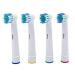 Ronsit Replacement Brush Heads Compatible with Electric Toothbrush 4/8/12/16/20 Count For Professional Care/Professional Care SmartSeries/TriZone/Advance Power/Pro Health/Triumph/3D Excel/Vitality Dual Clean (4)