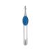 TITANIA tweezers 9 cm with blue handle and slanted tip stainless steel rustproof on blister card 1 pack (1 x 18 g)