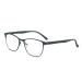 MMOWW reading glasses men rectangular with spring hinges light blue light-blocking metal frame reading glasses (blue 1.5) blue-metal frame 1.5 x