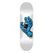 SANTA CRUZ 8.25" x 31.8" Skateboard Deck - Screaming Hand White 8.25in x 31.8"