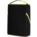 LIZHOUMIL Golf Shoe Bag - Light Portable Zippered Tote for Sport Shoes - Black Fluorescent Yellow - Buy Online on GoSupps.com