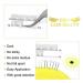Shop 3D 4D 5D 6D Eyelash Extensions - Finished Eyelash Compartments 0.07 & 0.10 Volume | 12mm 6D-C-0.07 International Shipping - Buy Online on GoSupps.com