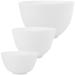 Large Silicone Bowls White Silicone Face Mask Mixing Bowl Set Facial Bowls Silicone Bowls For Facial Mask Diy Mud Mask Esthetician Supplies 3 Size