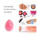 Microfiber Velvet Rose Makeup Sponge - Latex-Free Dual Layer Blender for Flawless Foundation Powder & Cream Makeup (Pink - Buy Online on GoSupps.com
