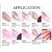 Tori Mika Dip Powder Nail Liquid Set - French Pink White Color - DIY Professional Home Salon - No LED UV/Lamp Needed - Buy Online on GoSupps.com