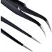 Buy Antimagnetic Curved & Pointed Nail Art Tweezers - Precision for Perfect Nails | International Shipping Available - Buy Online on GoSupps.com