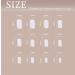 Sethexy Short Square False Nails - 24pcs French Press-On Acrylic Nails with White Pearls for Women & Girls - International Shipping Available - Buy Online on GoSupps.com