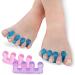FRAVA Gel Toe Separators - Ideal for Pedicure, Manicure, Yoga Toes & Nail Painting (2 Pairs, Pink) - Buy Online on GoSupps.com