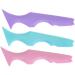 FOMIYES 12 Pcs Silicone Beauty Ruler Silicone Eyeliner Aid Eyeshadow Mascara Drawing Aid Cosmetic - Buy Online on GoSupps.com