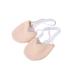 ARTIBETTER Girl Socks 1pc Contemporary Ballet Shoe Half Toe Shoe Sole Sock Half Sole Canvas Shoes for Ballet Dancers and Rhythmic Gymnastic Competition Size M (Skin Color) Womens Socks Skin Color Medium
