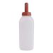 Zerodis 2L Calf Milk Feeder Milk Bottle Cups Nursing Calf Cow Feeding Bottle Without Handle Screw Set Milking Feeding Replacement